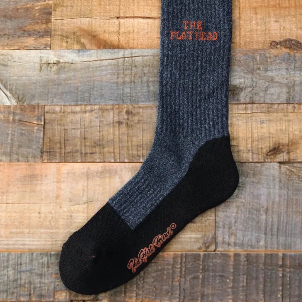 Flat Head Heavy Duty Socks - Navy